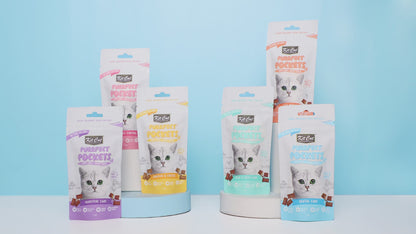 Kit Cat Purrfect Pockets - Saumon 60 g Snack pour chats