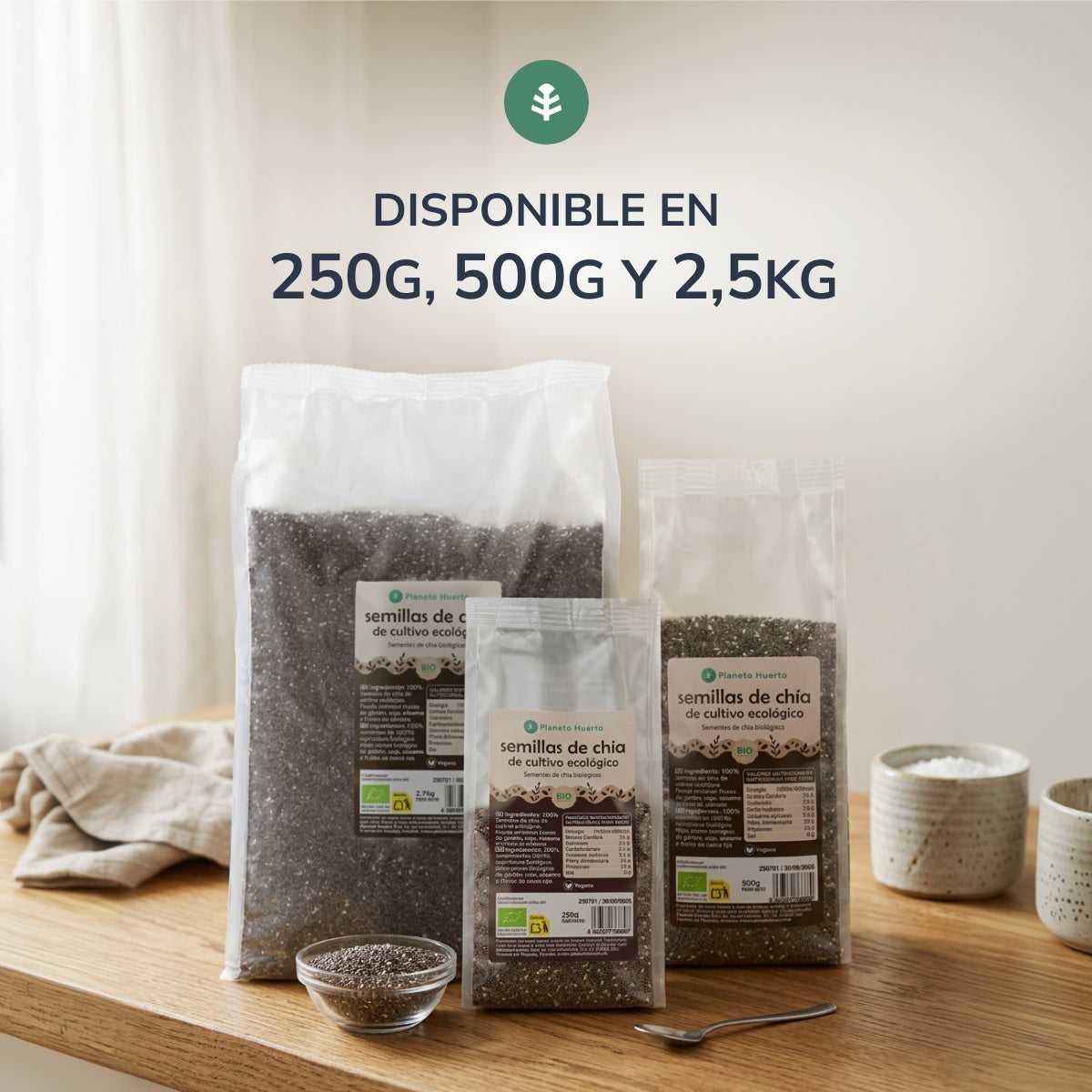 Graines de chia ECO Planeta Huerto