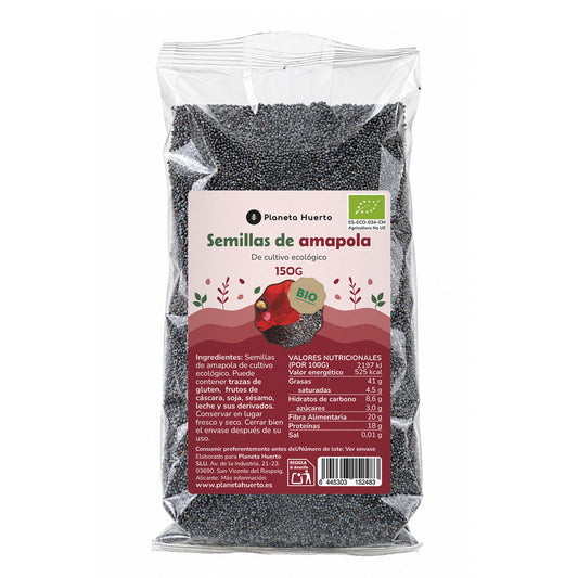 Graines de pavot ECO Planeta Huerto 150 g