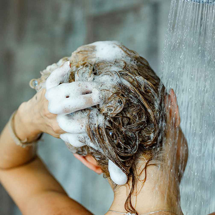 Shampooing au henné acajou colorant Radhe