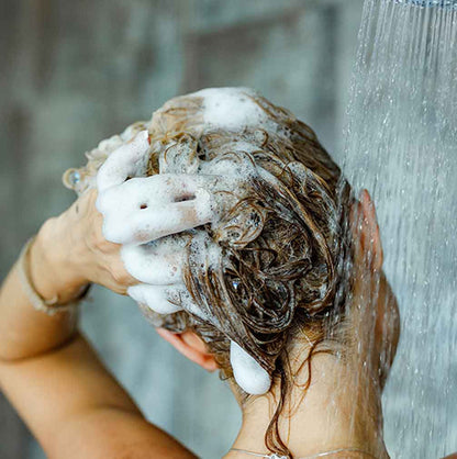 Shampooing au henné acajou colorant Radhe