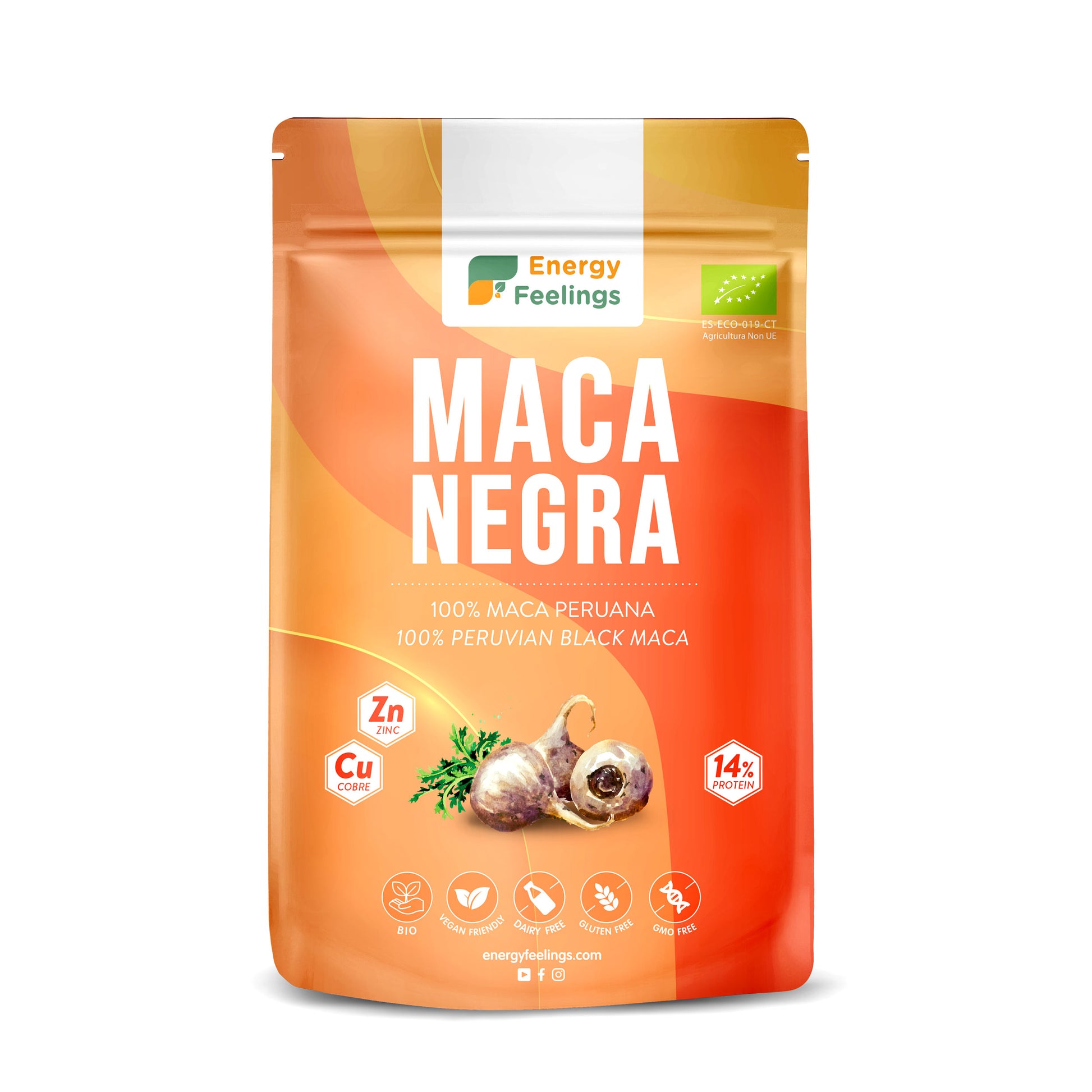 Maca negra ECO en polvo Energy Feelings 500 g