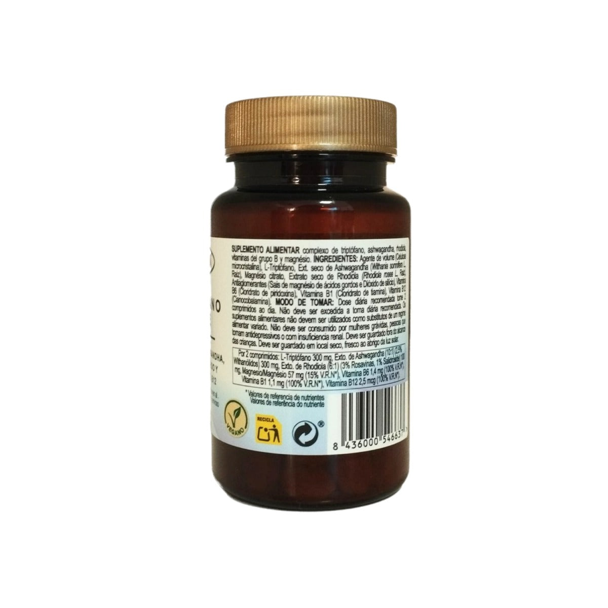 Tryptophane Plus avec magnésium, valériane et vitamines B Integralia, 50 gélules